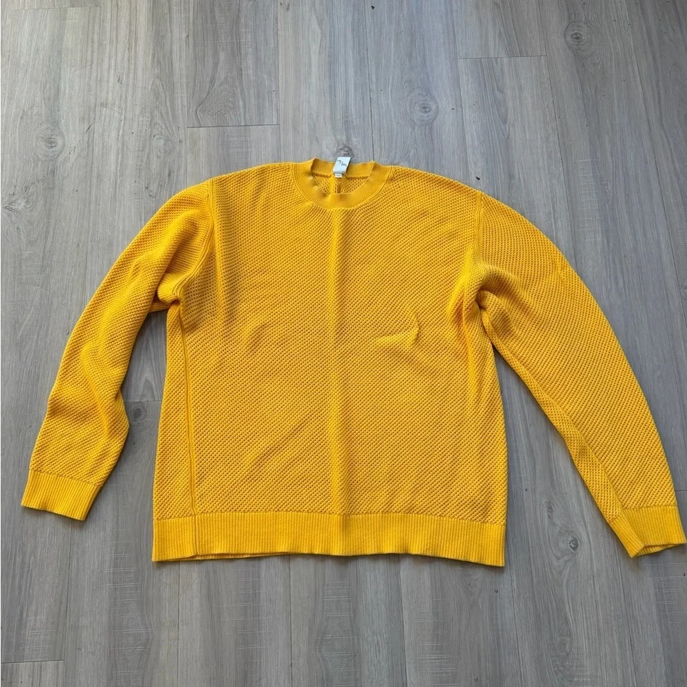 Factors Men's Vibrant Yellow Crewneck Sweater